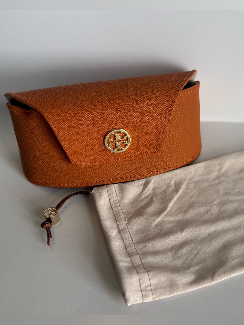 Tory Burch Sunglass Case with Protective Pouch